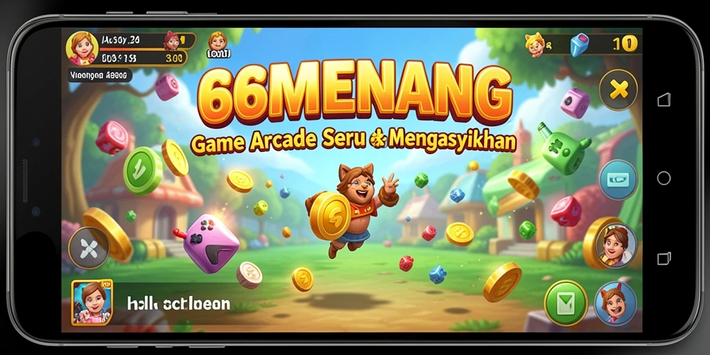 Screenshot gameplay 66MENANG yang menunjukkan aksi seru di level menantang.