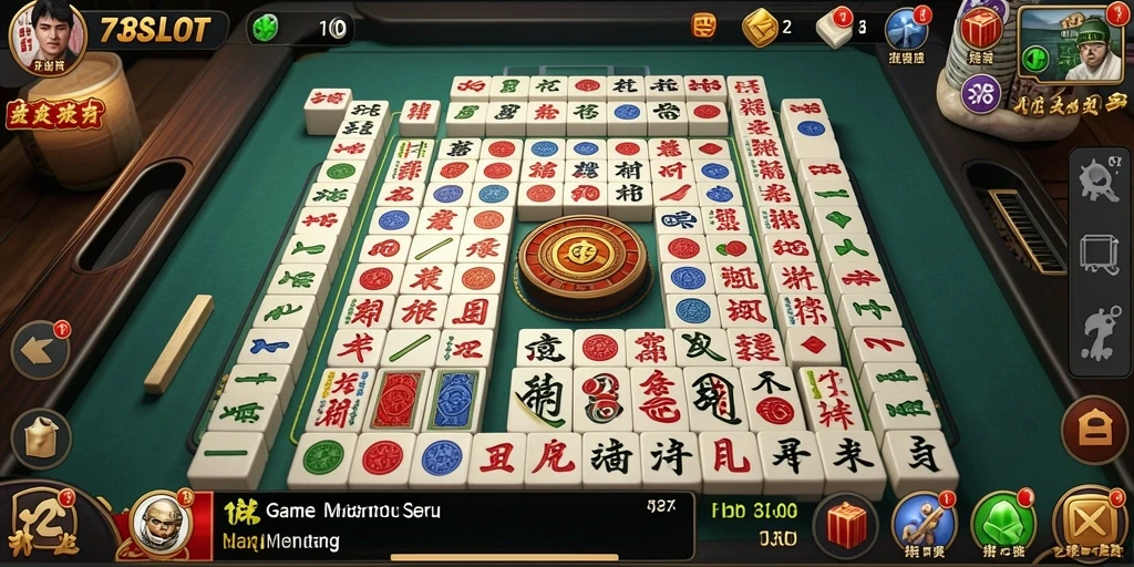 Tangkapan layar utama <strong>738SLOT</strong> menunjukkan gameplay Mahjong yang mendebarkan.