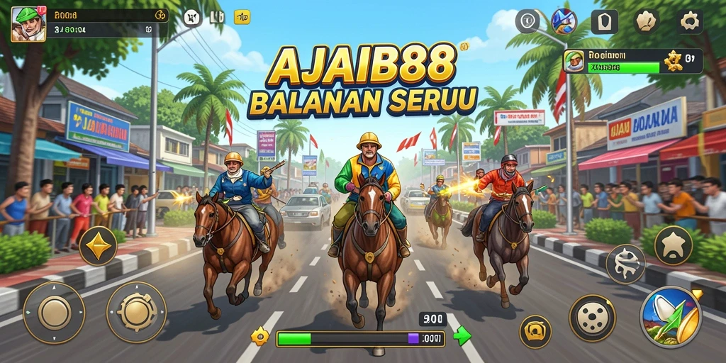Melihat aksi balapan seru dalam AJAIB88 di tengah lintasan yang menantang.