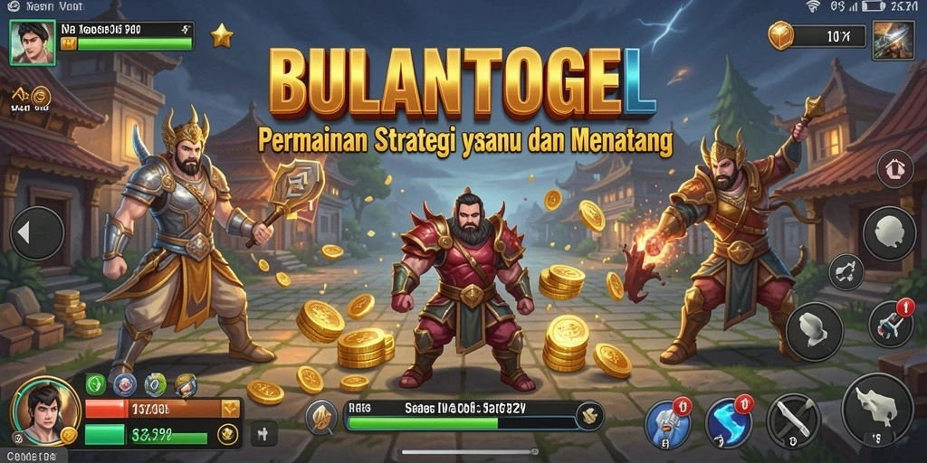 Tampilan menarik dan gameplay strategi yang mendalam di BULANTOGEL.