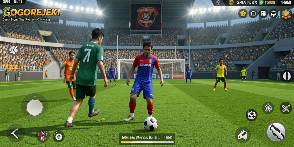 Tampilan gameplay GOGOREJEKI yang menegangkan dan seru.