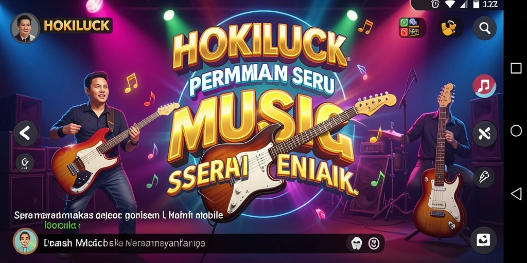Tampilan gameplay <strong>HOKILUCK</strong> dengan visual menarik dan musik mengasyikkan.