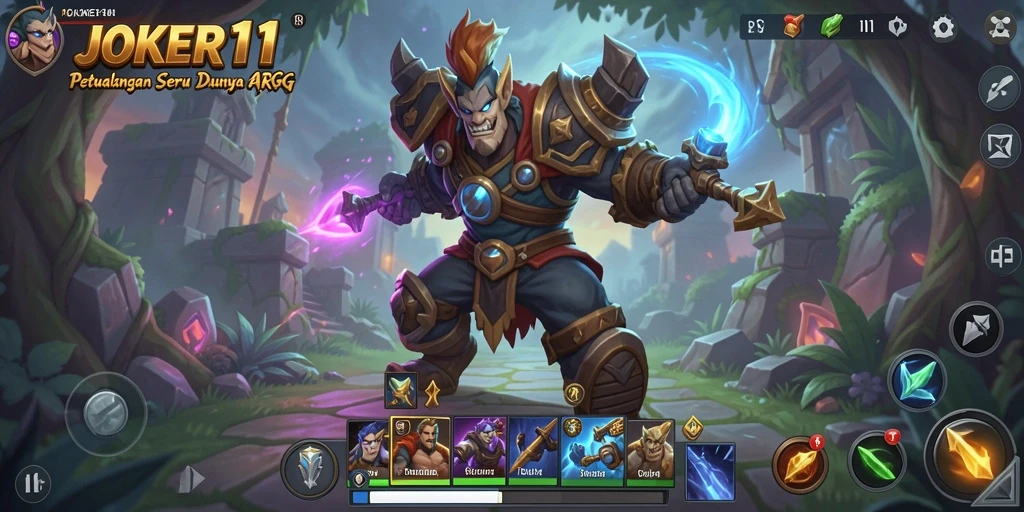 Tangkapan layar menunjukkan aksi seru dalam game ARPG.