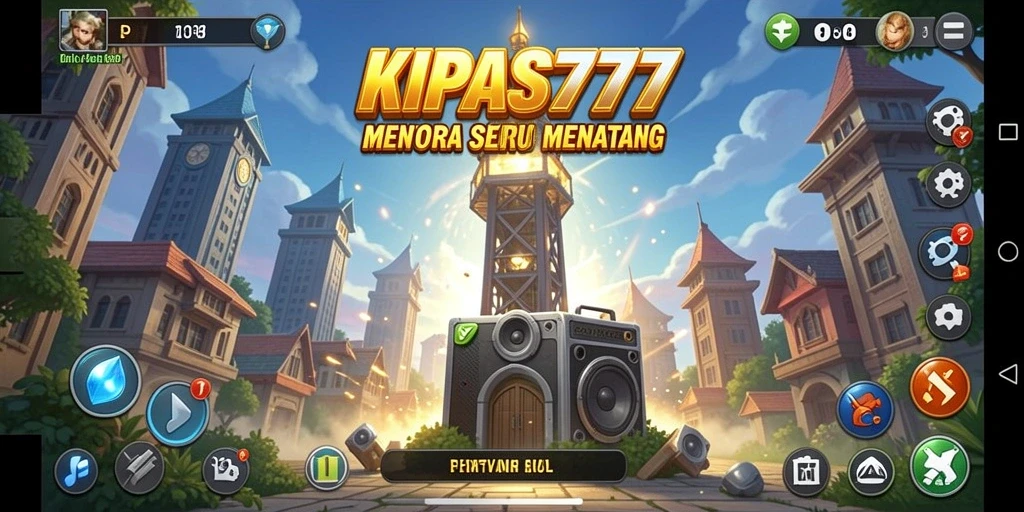 Gameplay intens dan menegangkan dalam KIPAS777 Tower Defense.