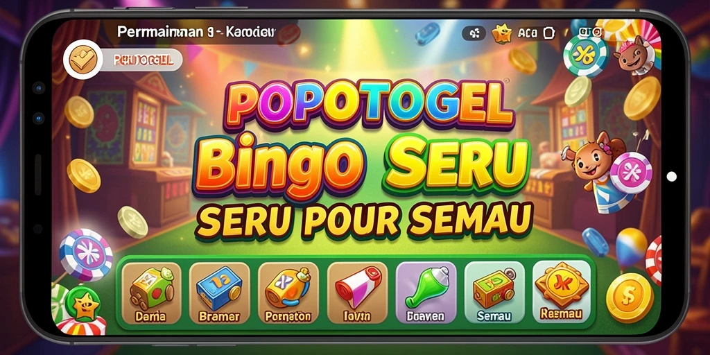 Tampilan gameplay seru di POPOTOGEL Bingo.