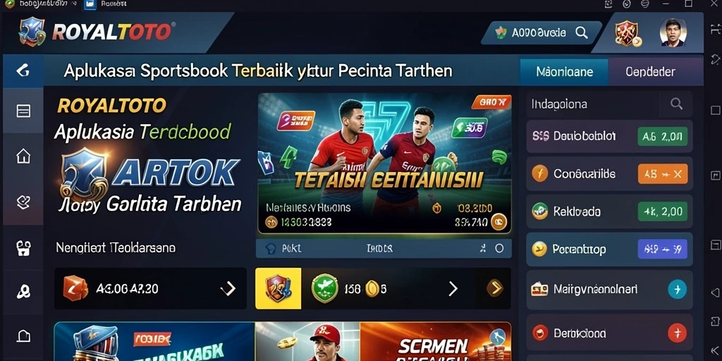 Tampilan gameplay di ROYALTOTO yang menarik dan interaktif.